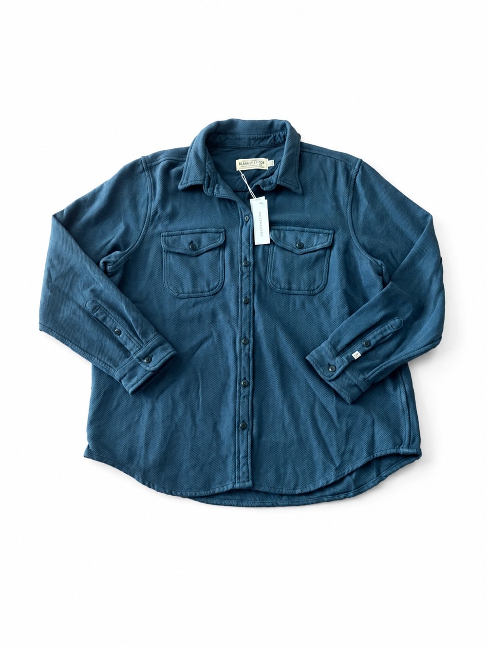 Outerknown Women's Chroma Blanket Marine Utility Shirt Jacket